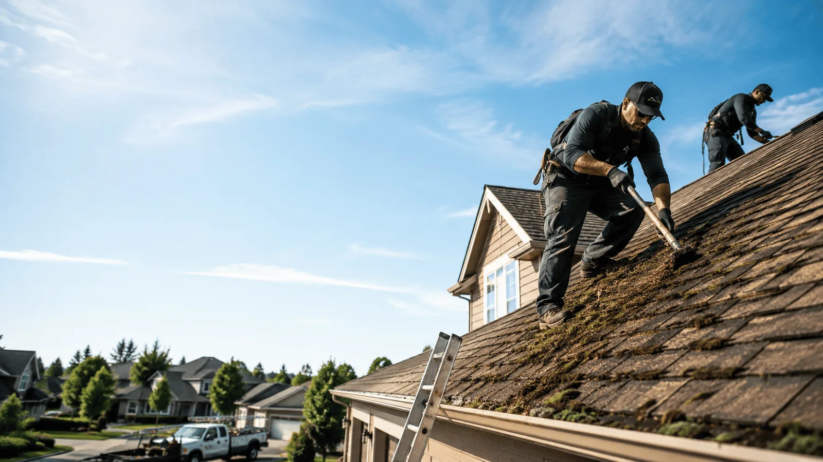 Roof Moss Removal in Hamden, CT near me